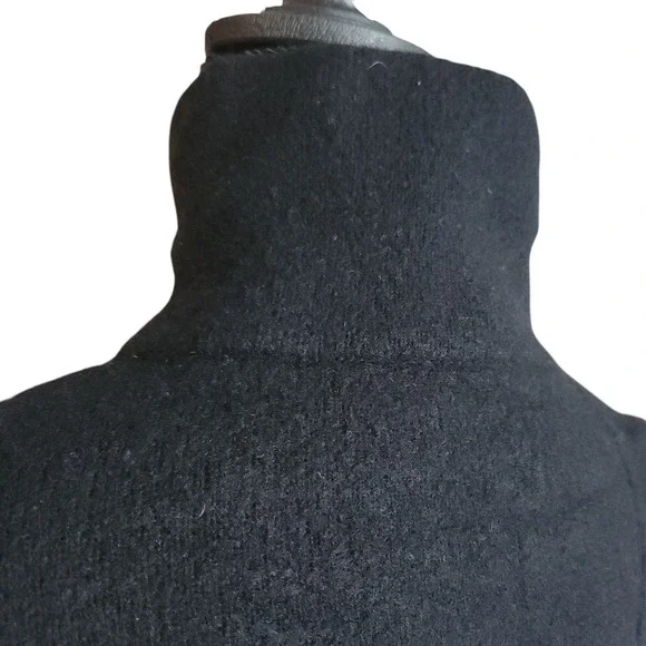 ALLSAINTS Gala Black Cashmere Wool Blend High Neck Oversized Sweater XSmall $269 - Picture 3 of 6